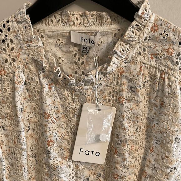 Fate Cream Lace Mini Dress - Picture 2 of 10